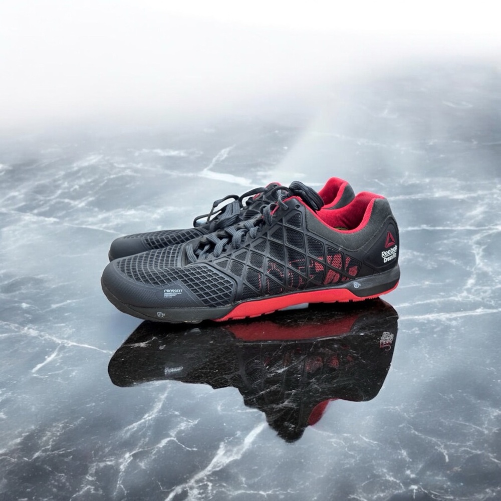Men’s CrossFit Competition Reebok Black and Red Shoes